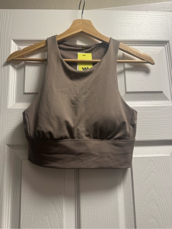 all in motion Other - all in motion Taupe High-Neck Sports Bra